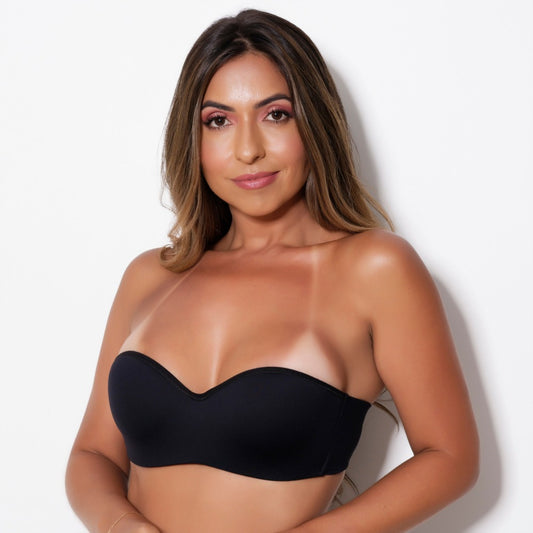 Sutiã Com Bojo Inteiro Tomara que Caia Elástico Reforçado