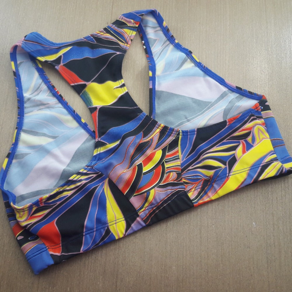 Kit com 2 Top Estampado Modelo Nadador