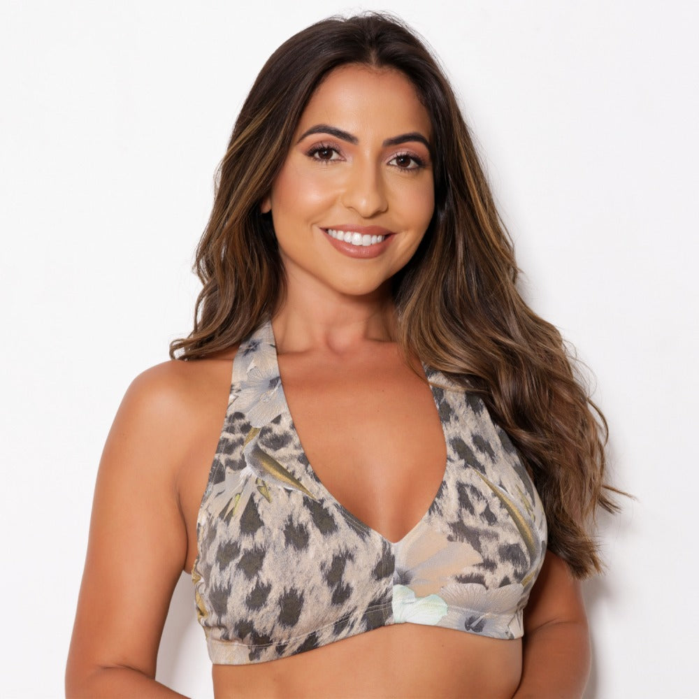 Kit com 2 Top Estampado Modelo Nadador